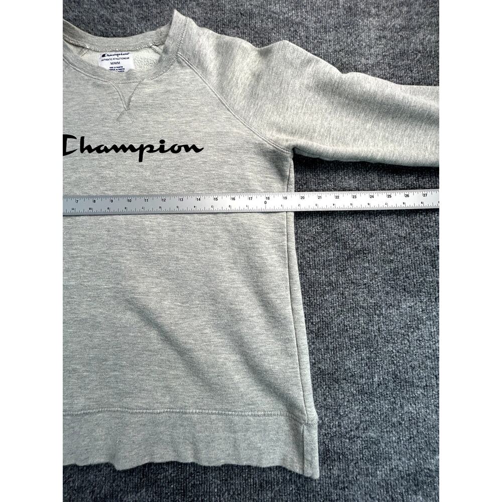 Champion Bundle Women's Medium Sweatshirt Long Sleeve Logo Shirt Gray - Picture 11 of 15